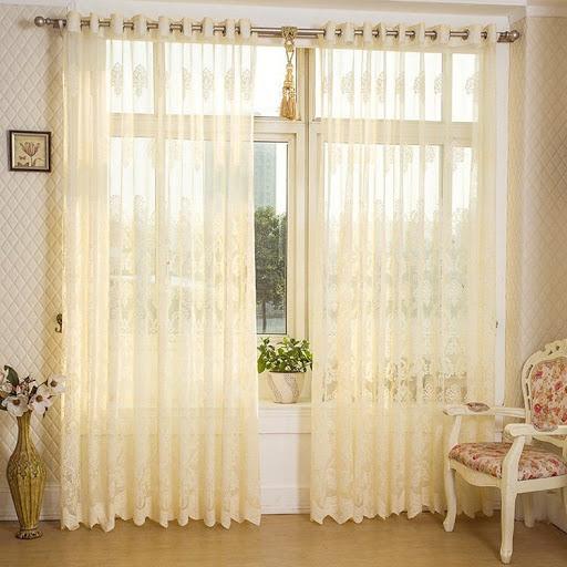 Rèm voan thêu cao cấp D66